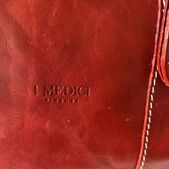 I MEDICI FIRENZE GENUINE ITALIAN LEATHER SATCHEL BAG